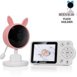 EVOLVEO Baby Monitor N3 Videós bébiőr rózsaszínű