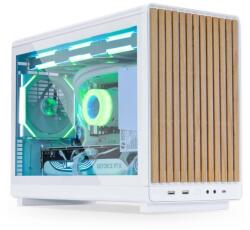 Lian Li A3 TG Wood Edition white