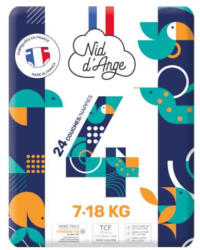 Nid d'Ange pelenka Pommette tipusú (4-es) 7- 20 kg (24 db/cs) (nix)