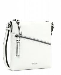 Tamaris Alessia fehér kis, ferde zsebes divattáska 30443-300 - minosegitaska