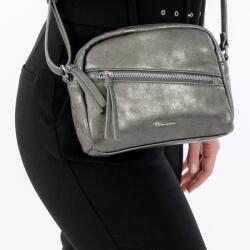 Tamaris Alessia sötét ezüst kis, Íves, ferde zsebes divattáska 30816-833 - minosegitaska