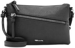 Tamaris Alessia fekete fekvő, ferde zsebes divattáska 30441-100 - minosegitaska