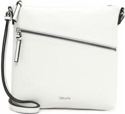 Tamaris Alessia fehér közepes, ferde zsebes divattáska 30814-300 - minosegitaska