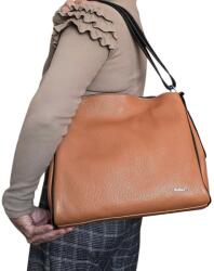 RIALTO csau-fekete állítható fogótartós női bőrtáska R1019DOX-JN - minosegitaska