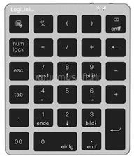 LOGILINK 28 gombos BT 5.0-val, ollós mechanizmussal vezeték nélküli numerikus billentyűzet (szóközszürke) (LOGILINK_ID0212) (LOGILINK_ID0212)