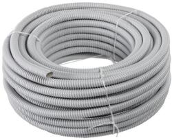 ElettroCanali Gégecső spirális 30m 25mm-átmérő PVC szürke UV-álló 320N nyomásálló ELETTROCANALI (ECGFE25)