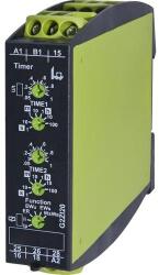 Tele-Haase Sorolható időrelé 8-funkciós 0, 05s-100h 2-v 12-240V50Hz 12-240VDC G2ZI20 Tele-Haase (120501)