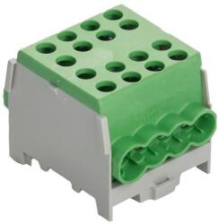 Pollmann Fővezetéki leágazókapocs 150/125A Cu/Al csavaros zöld/sárga 2x35+6x25mm2 HLAK 35-1/6 M2 Pollmann (POLM2080185)