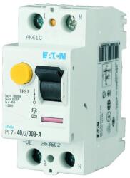 Eaton Áram-védőkapcsoló (Fi-relé) 2P 25A 0.03A A-típus 10kA analóg PF7-25/2/003-A-DE EATON (M263599)