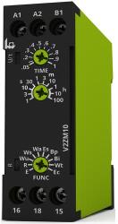 Tele-Haase Sorolható időrelé 10-funkciós 0, 05s-100h 1-v 12-240V50Hz 12-240VDC V2ZM10 Tele-Haase (125100)