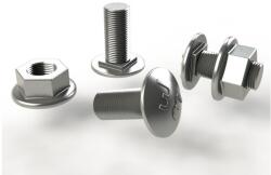 Basor Kábeltálca-csavar (100db) M6x14mm galván/elektrolit horganyzott acél anyával B1 EZ BASOR (204356)