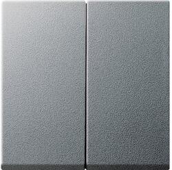 Gira ST55 billentyű kettős kapcs/nyg. -hoz alumínium üres-jel IP20 műanyag kapocs GIRA (029526)