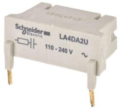 SCHNEIDER Túlfeszültség-korlátozó modul RC-védőkapcsolás 110-240V/AC AC TeSys LA4-D Schneider (LA4DA2U)