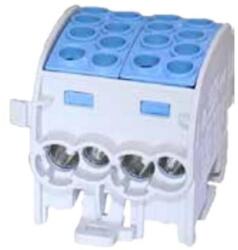 LEIPOLD Fővezetéki leágazókapocs 428/125A Cu/Al ónozott kék 4x35+4x25mm3 2-pólus HLAK 35/25-D N LEIPOLD (080220-1-3)