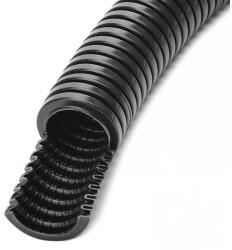 UNIVOLT Gégecső lépésálló 25m 40mm-átmérő / PVC fekete UV-álló 750N-nyomásálló FXP-Turbo Dietzel (UNIVFXP40SW)