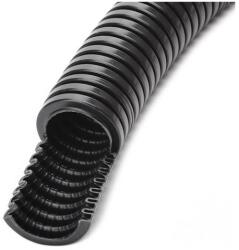 UNIVOLT Gégecső lépésálló 50m 25mm-átmérő / PVC fekete UV-álló 750N-nyomásálló FXP-Turbo Dietzel (UNIVFXP25SW)