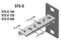 EAE STS-D 100 oldalfali tartó 2mm tüzih (T3007933)