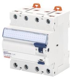 Gewiss Áram-védőkapcsoló (Fi-relé) analóg 4P 63A 30mA AC-típus 6kA 90RCD GEWISS (GWD4435)