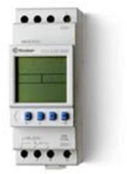 Finder Kapcsolóóra digitális 2-csatorna napi heti váltó 16A 2TE 12.22. 8.230. 0000 FINDER (122282300000)