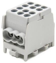 Pollmann Fővezetéki leágazókapocs 130/100A Cu/Al csavaros szürke 2x25+4x16mm2 HLAK 25-1/4 M2 Pollmann (POLM2080168)