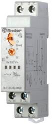 Finder Lépcsőházi automata sorolható elektronikus 1z 0.5-20min-időzítés 16A 230V 14.71. 8.230. 0000 FINDER (147182300000)