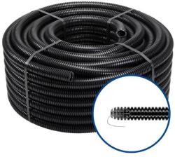 Gewiss Gégecső lépésálló behúzószállal 50/25m (d=39, 6mm) fekete FK15 750N 2J PVC - DX15150R (DX15150R)