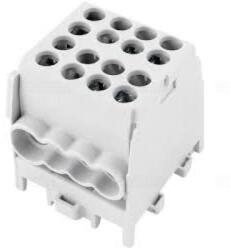 Pollmann Fővezetéki leágazókapocs 130/100A Cu/Al csavaros szürke 2x25+6x16mm2 HLAK 25-1/6 M2 Pollmann (POLM2080173)