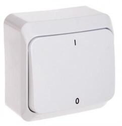 Prima 102 2-pólusú kapcsoló betét komplett házban fehér falonkívüli IP20 1- Schneider (WDE001020)