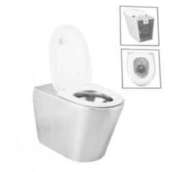 Biolux Vas WC din inox pe pardoseala fara rezervor (580x370x400 mm) BIOLUX BL-T202