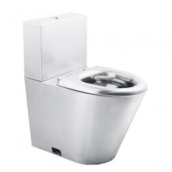 Biolux Vas wc din inox pe pardoseala cu rezervor (620x370x680 mm) BIOLUX BL-112B-98