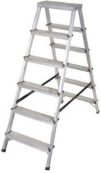 Strategic Distribution Group Scara aluminiu dubla 2x6 trepte, inaltime 1.2 m, fabricata in UE