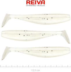 Reiva Flat Minnow Shad 12, 5cm Pearl Dot Plasztik Csali 3db (9902-127)