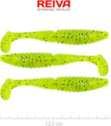 Reiva Zander Power Shad Poppy Green 12, 5cm Plasztik Csali 3db (9901-203)