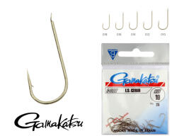 Gamakatsu LS-1310B/012 Bronz 12 25db/csomag Lapkás Szakállas Feeder horog (146535-012)
