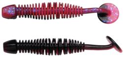 Berkley Grub Berkley PowerBait Power Leech, Salmon Egg Red/Black, 5 cm, 12 buc/plic (P.1621152)
