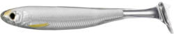 LIVETARGET Shad Livetarget Slowroll Shiner Paddle Tail, culoare Silver-Pearl, 10cm, 4buc (F1.LT.SRS100SK134)