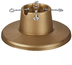 DekorTrend RINGO KTA 041 Minimalista, letisztult karácsonyfa talp, fenyőtalp vágott fenyőhöz, arany, 2, 1 méteres fenyőfáig