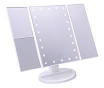 JOCCA 2722 Összecsukható Sminktükör LED-es világítással és 1x/2x/3x nagyítással (JOC586728) (JOC586728)