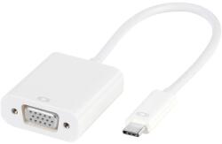 Vivanco Адаптер Vivanco - 45255, USB-C/VGA, 0.15 m, бял (45255)