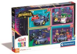 Clementoni 4 az 1-ben puzzle (12-16-20-24db-os) - Batmobil (21529) (21529)