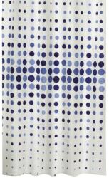 BellaTEX Zuhanyfüggöny - 180 × 200 cm - kék pöttyök (6093)