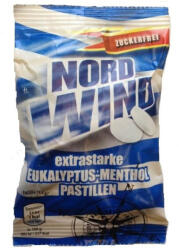 Nordwind cukorka 25g eukaliptusz-mentol cukormentes - ecofamily