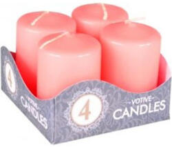 Adventi gyertya 4db-os 50g, 60/40 rózsaszín