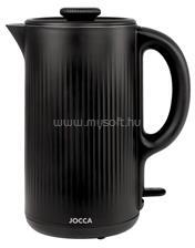 JOCCA 2525 Fekete elektromos vízforraló 1.8L Rozsdamentes acél 1500W (JOC586773) (JOC586773)