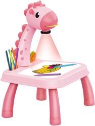 KIK KX4915 Rajzprojektor kiegészítőkkel, rózsaszín (48108)