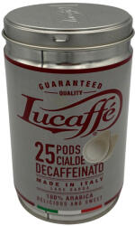 Lucaffé Decaffeinato ESE pod - 100% Arabica, koffeinmentes, 25 × 7 g
