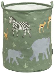A Little Lovely Company Játéktároló kosár, szavannai állatok (ALLC_STBASA16)