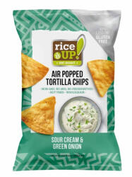 RiceUP! Tortilla chips hagymás tejfölös ízű - 60g