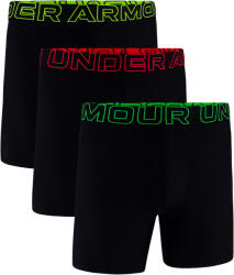 Under Armour Perf Tech Mesh 6in 3Pack Black Férfiboxeralsó S