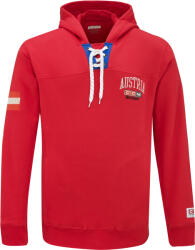 CCM FLAG HOODIE TEAM AUSTRIA Red Férfi-melegítőfelső S